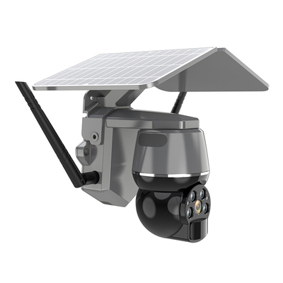 4G caméra d'UE PTZ avec l'APPLI de PIR Motion Detection Remote Tuya de panneau solaire