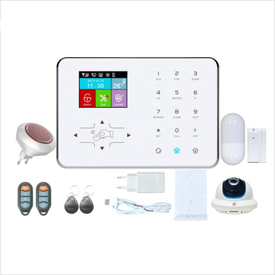 WIFI + GSM / GPRS Accueil Système d'alarme GSM Capteur NTC Systèmes d'alarme de sécurité à domicile