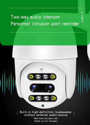 Caméra imperméable extérieure de radio de détection de mouvement de vidéo de caméra d'alarme de sécurité de WiFi
