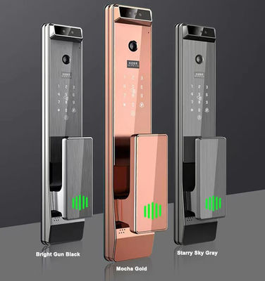 Glomarket Tuya Numérique Smart Lock Système biométrique entièrement automatique Sécurité d'empreintes digitales reconnaissance faciale 3D Mot de passe Fermeture de porte
