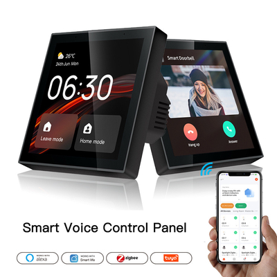 Glomarket Tuya Smart 4 pouces multi-fonctionnel écran tactile Panneau de commande Alexa voix Zigbee contrôle central