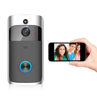 batterie de la vision nocturne 3400mHA de caméra de 2.4GHz 2MP Tuya Smart Doorbell