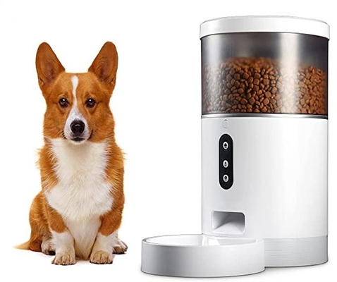 Distributeur automatique de nourriture pour chien Alexa de 4 litres avec caméra
