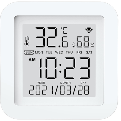 Hygromètre intelligent Alexa d'hygromètre de thermomètre de l'écran 2.4G Wifi de LED