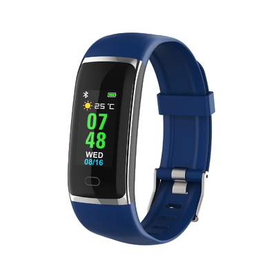 TFT noir IP67 Tuya Smartwatch avec l'oxymètre et la température corporelle