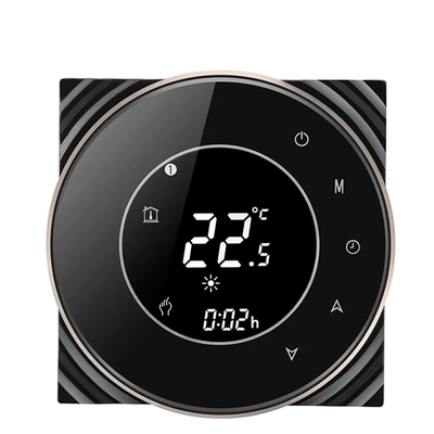 Thermostat électrique rond intelligent d'intérieur de chauffage par le sol du thermostat 16A