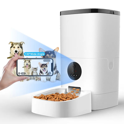 Conducteur automatique de chien du conducteur 6L d'animal familier de Smart d'ABS de FCC avec la caméra