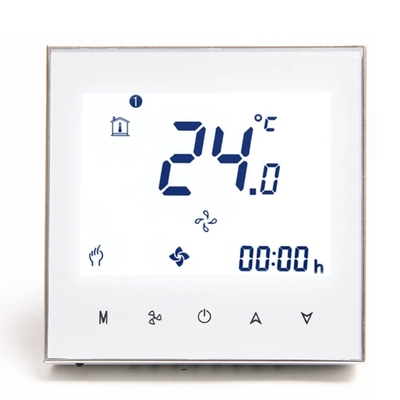 Thermostat intelligent ignifuge de WiFi de thermostat de bobine de fan de RoHS Wifi