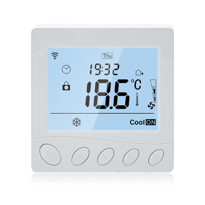 Contrôleur de température programmable de plancher d'écran tactile de thermostat de chauffage par le sol de Wifi Tuya