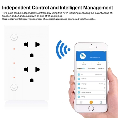 Glomarket Wifi Tuya Zigbee Socket Blanc Double Port de Charge USB Super