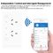 Glomarket Smart Wifi prise murale prise personnalisée intégrée cordon d'alimentation à commutation indépendante chargeur de téléphone portable fil Usb