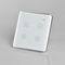 Tuya Wifi Zigbee 4 Gang Smart Switch Royaume-Uni/Contrôle tactile de surface incurvé standard de l'UE