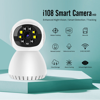 Vision nocturne de cheminement d'intérieur de détection de mouvement de Tuya Smart Mini Camera Wifi 2.4g/5g