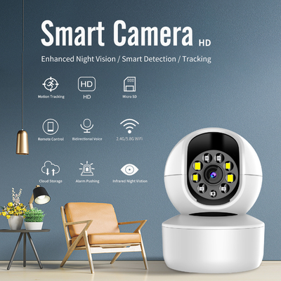Accueil Tuya Smart Camera 1080p 2.4G/5G Caméra IP sans fil réseau avec détection de mouvement
