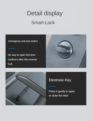 Glomarket Tuya Wifi reconnaissance faciale Smart Door Lock avec caméra