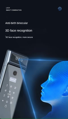 Glomarket Tuya Wifi reconnaissance faciale Smart Door Lock avec caméra