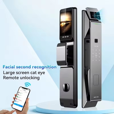 Glomarket Tuya Sécurité Fermeture entièrement automatique Smart Lock Fermeture à reconnaissance faciale 3D