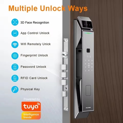 Glomarket Tuya Sécurité Fermeture entièrement automatique Smart Lock Fermeture à reconnaissance faciale 3D
