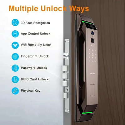Glomarket reconnaissance faciale 3D empreinte digitale Tuya Wifi numérique Smart Lock