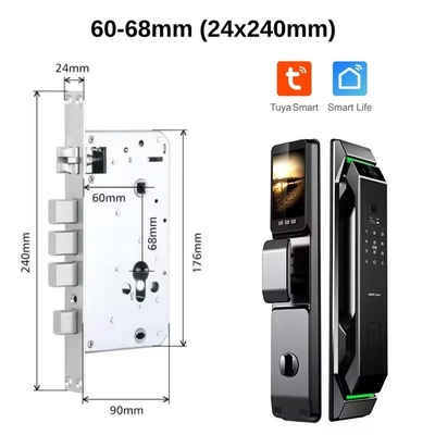 Glomarket reconnaissance faciale 3D empreinte digitale Tuya Wifi numérique Smart Lock