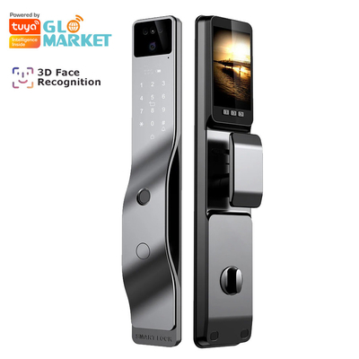 Glomarket Tuya Porte de reconnaissance faciale biométrique avec verrou intelligent