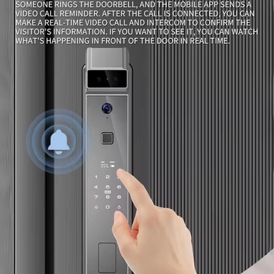 Tuya verrouillage d'empreintes digitales de reconnaissance faciale entièrement automatique avec corps de verrouillage