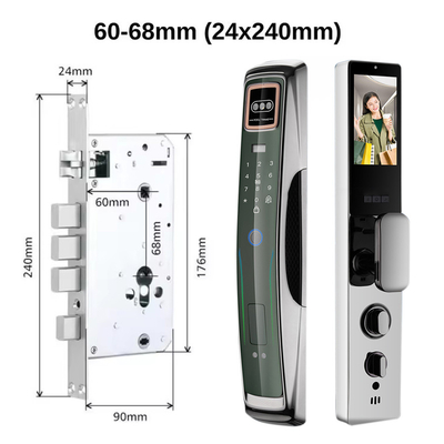 Récognition faciale 3D, verrouillage intelligent, gestion intelligente par l'application Usmart Go