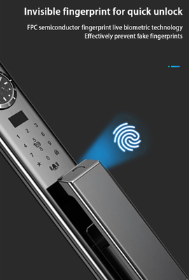 Fermeture de luxe avec reconnaissance faciale, interphone visuel de haute qualité et surveillance en temps réel.