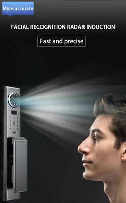 Fermeture de luxe avec reconnaissance faciale, interphone visuel de haute qualité et surveillance en temps réel.