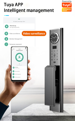 Fermeture de luxe avec reconnaissance faciale, interphone visuel de haute qualité et surveillance en temps réel.
