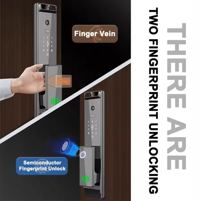 Glomarket Tuya Numérique Smart Lock Système biométrique entièrement automatique Sécurité d'empreintes digitales reconnaissance faciale 3D Mot de passe Fermeture de porte