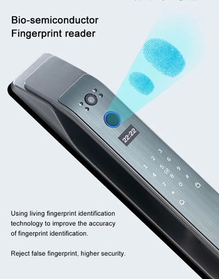 Glomarket Tuya Smart 3D Face App de verrouillage de porte entièrement automatique Déverrouillage à distance d'empreintes digitales Fermeture de porte intelligente pour la maison intelligente