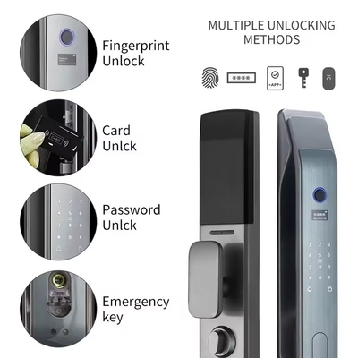 Glomarket Tuya Smart 3D Face App de verrouillage de porte entièrement automatique Déverrouillage à distance d'empreintes digitales Fermeture de porte intelligente pour la maison intelligente