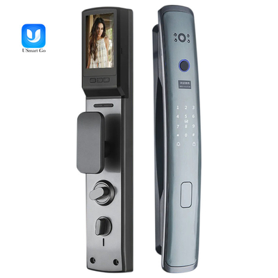 Glomarket Smart Tuya Fi Fermeture de porte automatique Alarme empreinte digitale Smart APP clé numérique mot de passe Sécurité verrouillage automatique