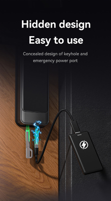 Glomarket Tuya Wifi Smart Lock Fermeture en aluminium porte en bois Reconnaissance faciale d'empreintes de paumes Biométrique empreinte digitale de doigts Fermeture intelligente