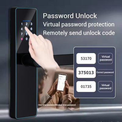 Glomarket Smart Cerradura Fechadura Numérique Tuya Ttlock Verrouillage carte RFID mot de passe empreinte digitale Verrouillage de porte intelligente