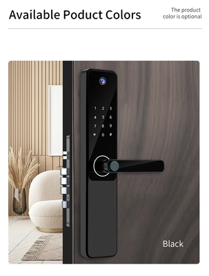 Glomarket Tuya Wifi empreinte digitale mot de passe serrure de porte intelligente télécommande serrure intelligente avec caméra