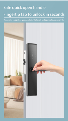Glomarket Appartement Chambre verrouilleur d'empreintes digitales Smart porte verrouilleur ble mot de passe App sans clé contrôle verrouillage numérique