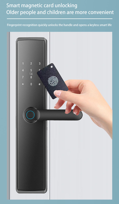 Glomarket Appartement Chambre verrouilleur d'empreintes digitales Smart porte verrouilleur ble mot de passe App sans clé contrôle verrouillage numérique
