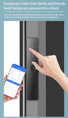 Glomarket Appartement Chambre verrouilleur d'empreintes digitales Smart porte verrouilleur ble mot de passe App sans clé contrôle verrouillage numérique