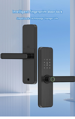 Glomarket Tuya Fermeture de porte intelligente Chambre à coucher Maison Digital Biométrique empreinte digitale Poignée intelligente Serrures électroniques