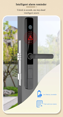 Glomarket Smart Tuya Fermeture de porte étanche Fermeture coulissante Porte d'empreinte digitale Mot de passe Manche de télécommande Fermeture électronique intelligente