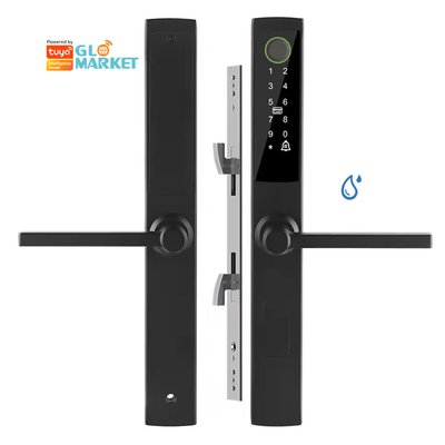 Glomarket pont cassé serrure intelligente haut de gamme intelligence alliage de zinc Tuya Wifi empreinte digitale verrouillage de porte étanche