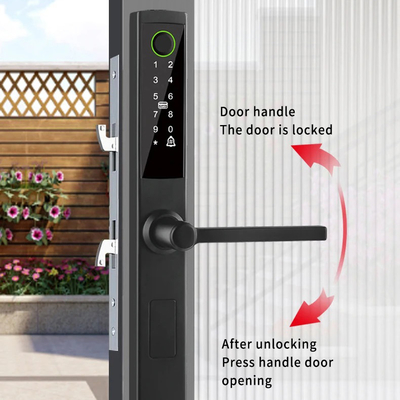 Glomarket pont cassé serrure intelligente haut de gamme intelligence alliage de zinc Tuya Wifi empreinte digitale verrouillage de porte étanche