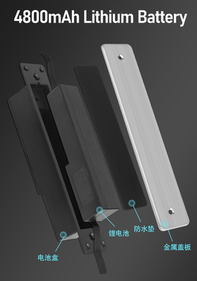 Glomarket Courtyard Villa Porte de verrouilleur haute sécurité étanche intelligent double empreinte digitale mot de passe Smart Lock