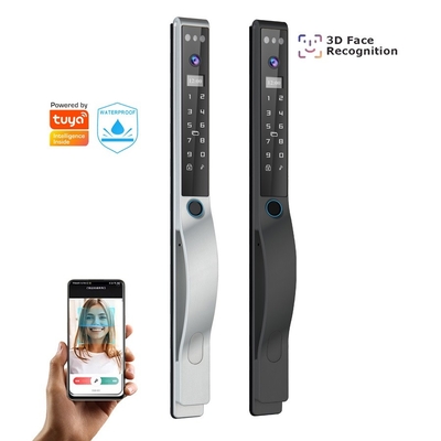 Glomarket Extérieur électrique sans clé reconnaissance faciale 3D Tuya Numérique Carte de passe Fermeture de porte imperméable à l'eau Smart Lock