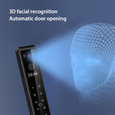 Glomarket Extérieur électrique sans clé reconnaissance faciale 3D Tuya Numérique Carte de passe Fermeture de porte imperméable à l'eau Smart Lock