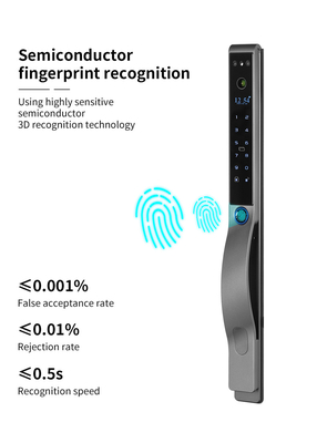 Glomarket Extérieur électrique sans clé reconnaissance faciale 3D Tuya Numérique Carte de passe Fermeture de porte imperméable à l'eau Smart Lock