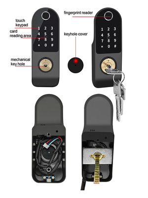 Glomarket Tuya étanche à l'eau numérique TTLock Déverrouillage à distance Double-faces d'empreintes digitales Smart Lock