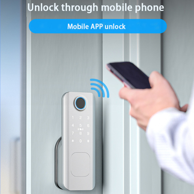 Glomarket Sécurité extérieure clé numérique intelligente empreinte digitale mot de passe Smart Rim Door Lock For Gate Porte d'entrée